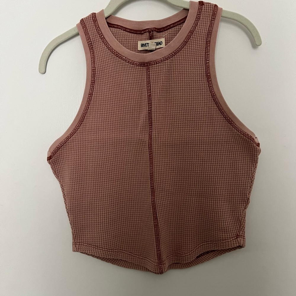 Rivet & Thread @ Madewell Pink Sleeveless Tank Top